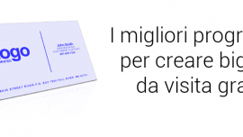 programmi biglietti da visita gratis